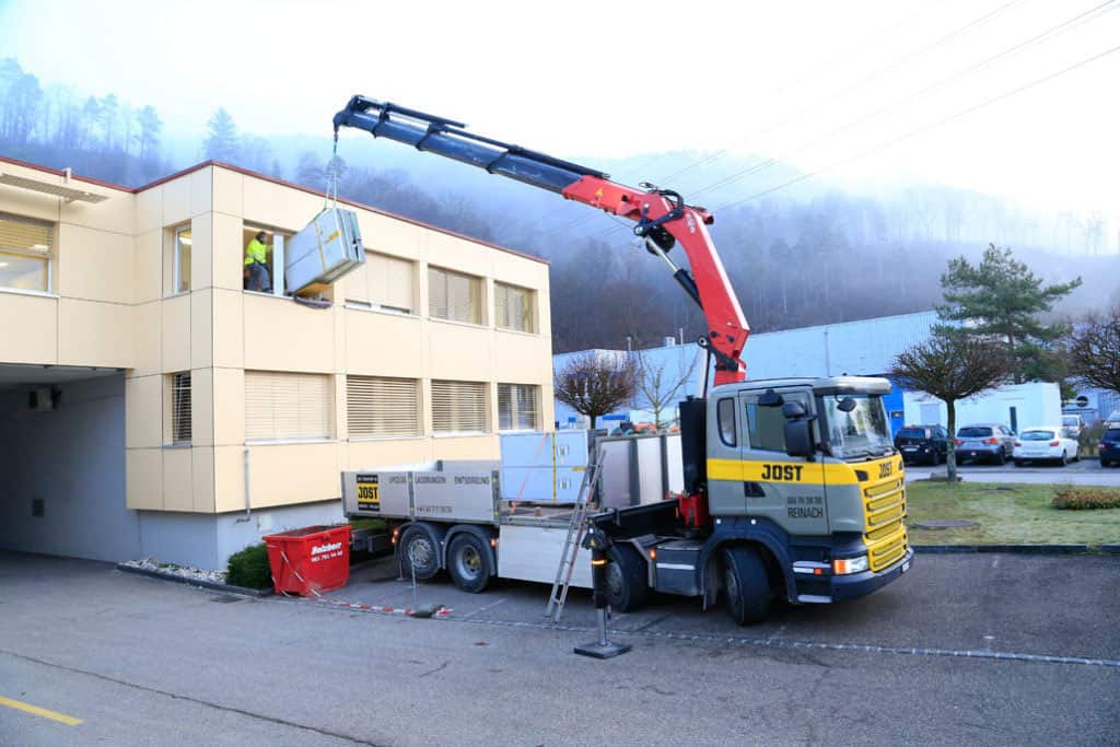 Geschäftsumzug - Firmen Umzug Pharmaunternehmen | Referenzen | Jost Transport AG